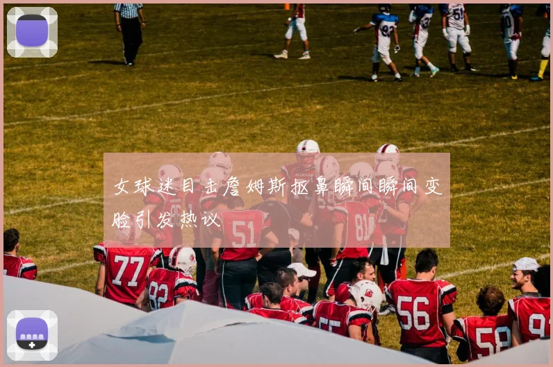女球迷目击詹姆斯抠鼻瞬间瞬间变脸引发热议
